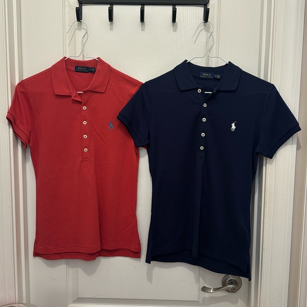 NWT New Women’s Petite Small Ralph Lauren Polo Shirt Blouse SP